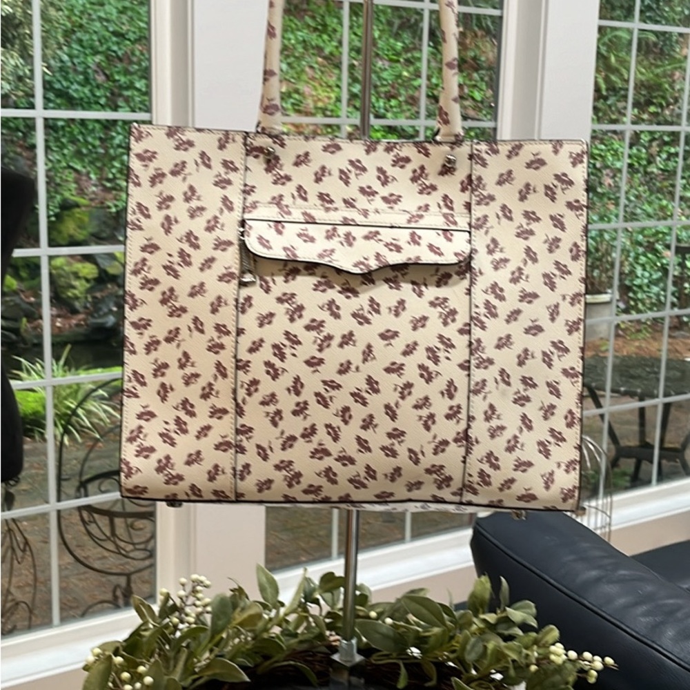 Rebecca Minkoff Floral Leather Shopping Tote